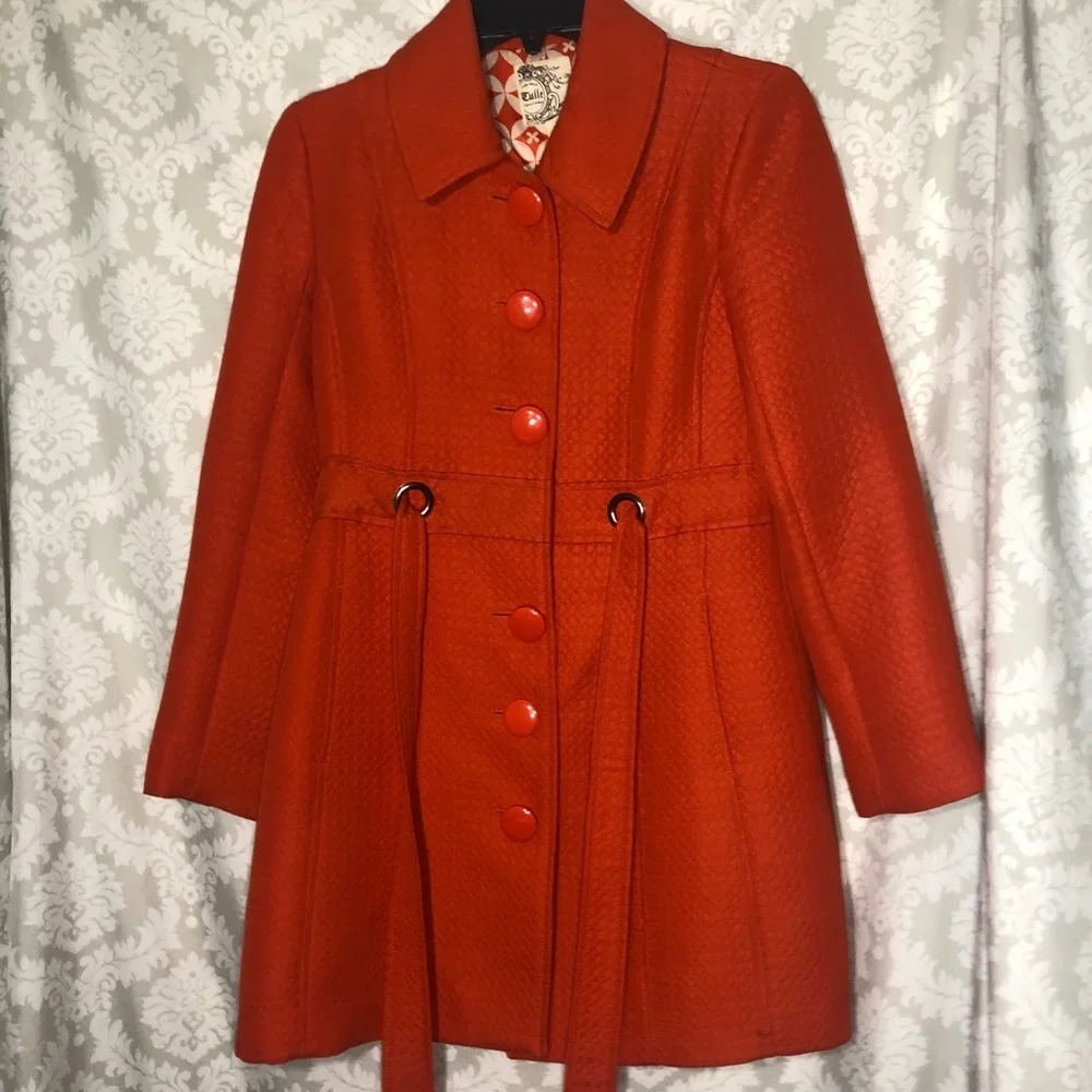 Tulle Short Trenchcoat S